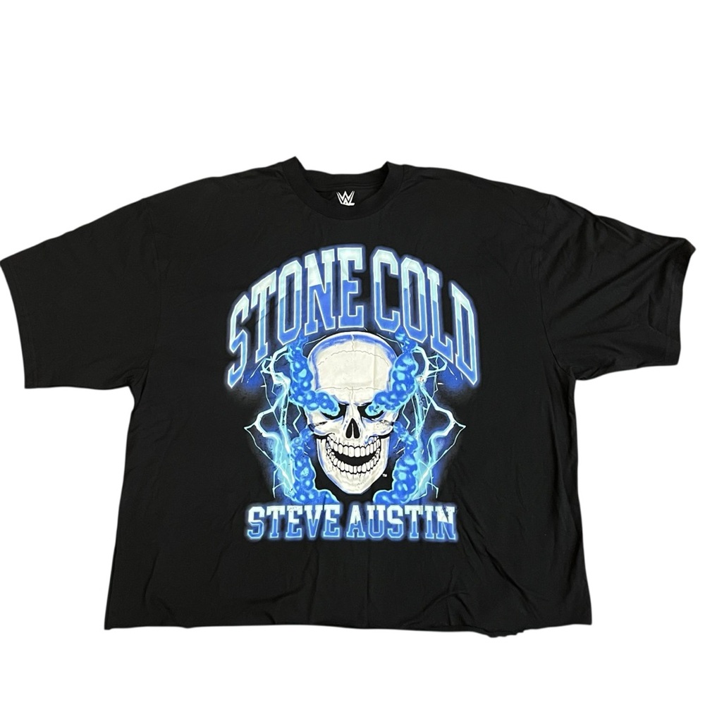 NWOT Stone Cold Steve Austin Cropped WWE Tee 3XB